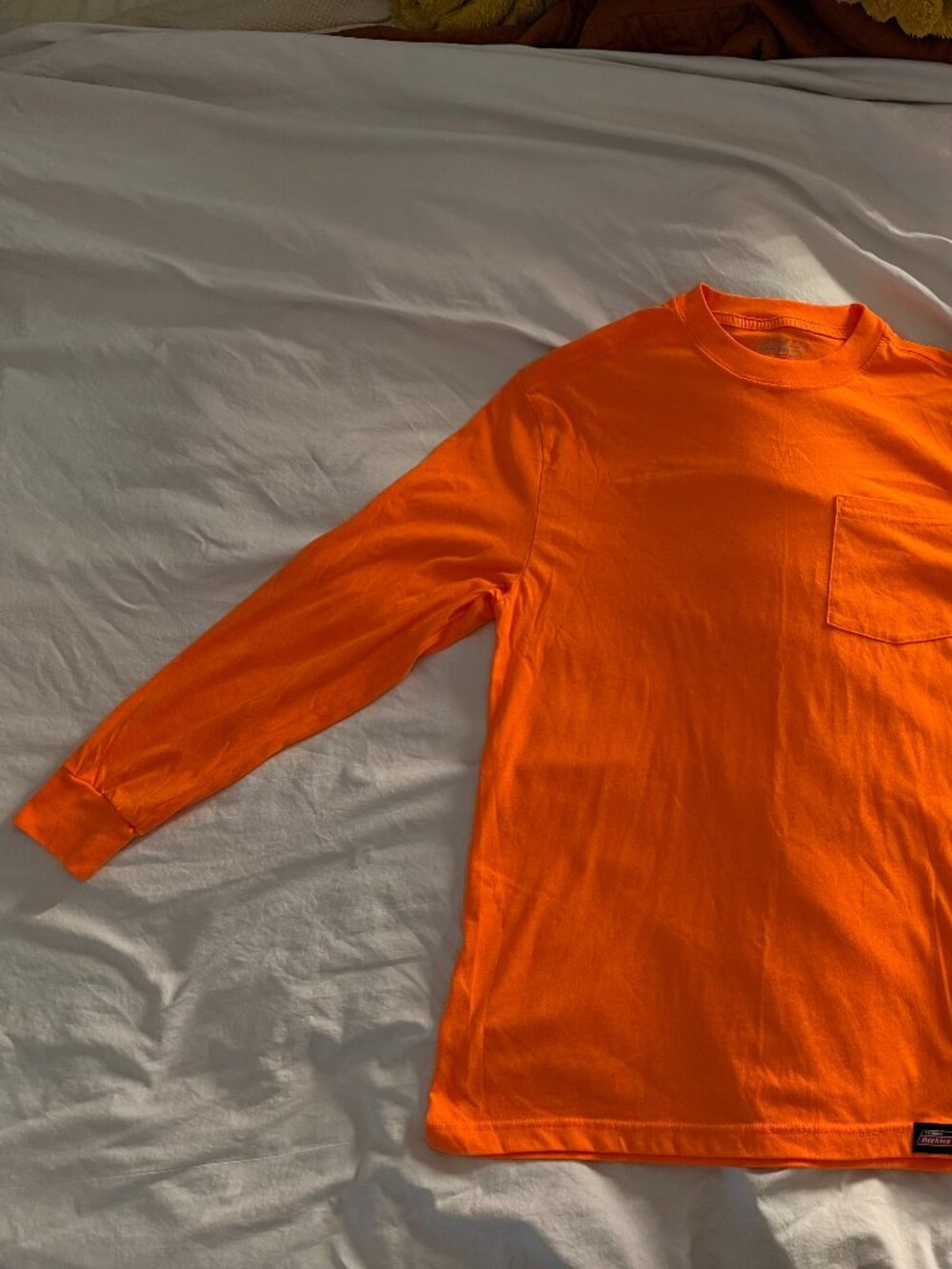 Dickies Orange Long Sleeve Shirt